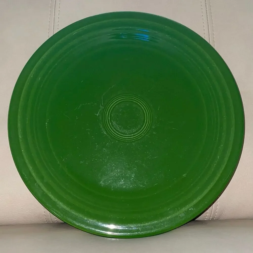 Vintage Fiestaware Forest Green Set: 9.5